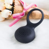 Эрекционное виброкольцо с круглым стимулятором SVAKOM TYLER SRING-01-BLK